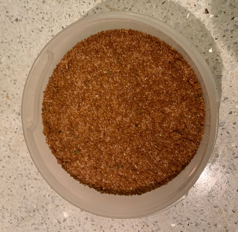 Roast Gammon Recipe with Memphis Rub Food on the Table