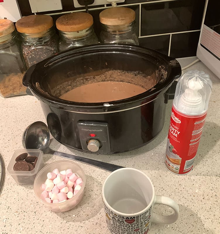 Hot Chocolate Station family recipe ideas Food on the Table